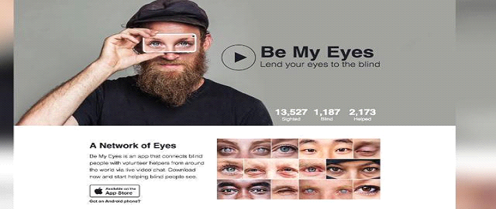 Be My Eyes: “Gözlerim Olsun”